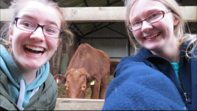 izzy and me with cow.png